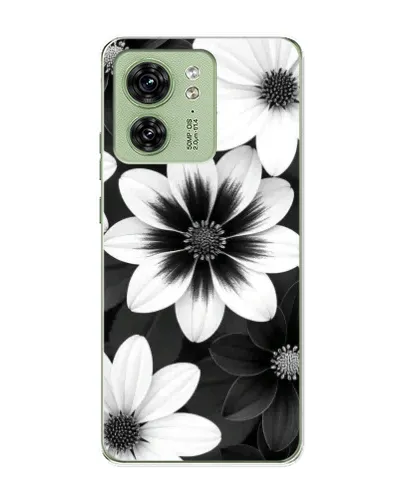 Чохол для Motorola Edge 40 з картинкою «Монохромні айстри» Чохол для Motorola Edge 40 з картинкою «Монохромні айстри»