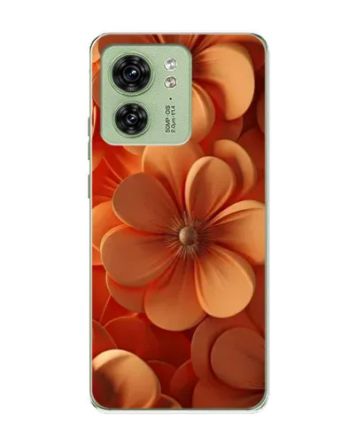 Чохол для Motorola Edge 40 з картинкою «Помаранчева макро квітка» Чохол для Motorola Edge 40 з картинкою «Помаранчева макро квітка»
