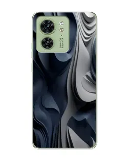 Чехол для Motorola Edge 40 с картинкой «Объемные синие складки» Чехол для Motorola Edge 40 с картинкой «Объемные синие складки»