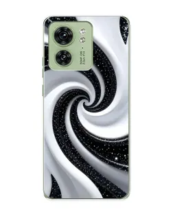 Чехол для Motorola Edge 40 с картинкой «Черно-белая спираль» Чехол для Motorola Edge 40 с картинкой «Черно-белая спираль»