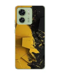 Чехол для Motorola Edge 40 с картинкой «Золотые осколки геометрии» Чехол для Motorola Edge 40 с картинкой «Золотые осколки геометрии»