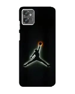 Чехол для Motorola MOTO G32 с картинкой «Jordan Gradient Logo»