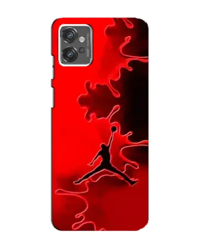 Чехол для Motorola MOTO G32 с картинкой «Jordan Red Smoke» Чехол для Motorola MOTO G32 с картинкой «Jordan Red Smoke»