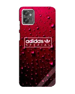 Чехол для Motorola MOTO G32 с картинкой «Adidas Gold Marble»