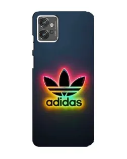Чехол для Motorola MOTO G32 с картинкой «Неоновый Adidas»