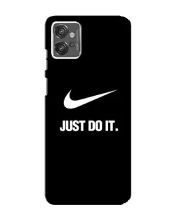 Чехол для Motorola MOTO G32 с картинкой «Классический принт Nike»