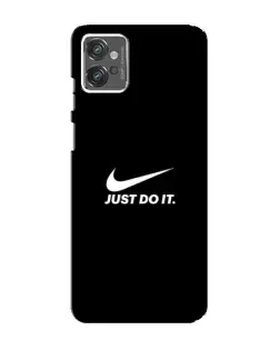 Чехол для Motorola MOTO G32 с картинкой «Минимализм от Nike»