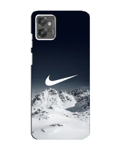 Чехол для Motorola MOTO G32 с картинкой «Nike — зимние горы» Чехол для Motorola MOTO G32 с картинкой «Nike — зимние горы»