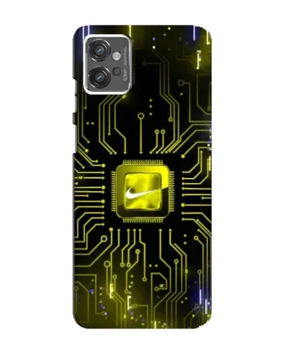 Чехол для Motorola MOTO G32 с картинкой «Nike — золотая искра» Чехол для Motorola MOTO G32 с картинкой «Nike — золотая искра»