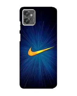 Чехол для Motorola MOTO G32 с картинкой «Синий пульс Nike» Чехол для Motorola MOTO G32 с картинкой «Синий пульс Nike»