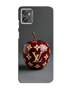 Чехол для Motorola MOTO G32 с картинкой «Красное яблоко LV»