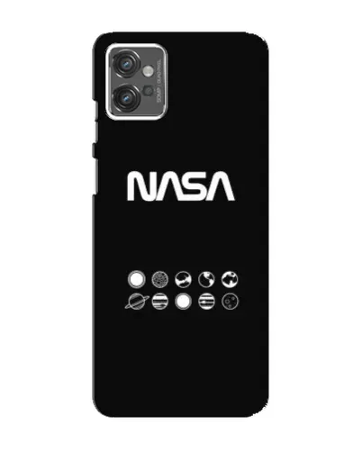 Чехол для Motorola MOTO G32 с картинкой «NASA — технический принт» Чехол для Motorola MOTO G32 с картинкой «NASA — технический принт»