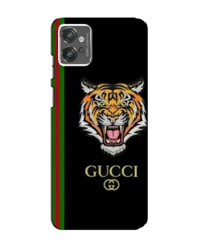 Чехол для Motorola MOTO G32 с картинкой «Тигр Gucci»