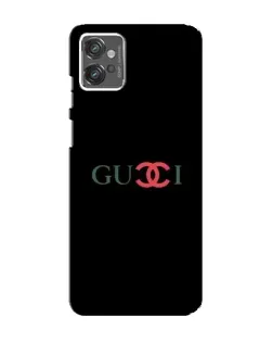 Чехол для Motorola MOTO G32 с картинкой «Gucci — красный градиент»