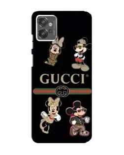 Чохол для Motorola MOTO G32 з картинкою «Gucci — герої Disney та монограма»