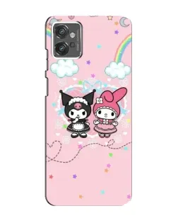 Чехол для Motorola MOTO G32 с картинкой «My Melody и Kuromi»