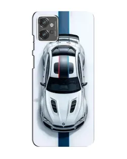 Чехол для Motorola MOTO G32 с картинкой «Вид сверху — BMW M»