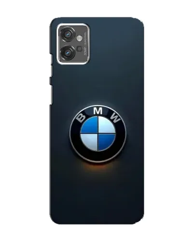 Чехол для Motorola MOTO G32 с картинкой «Логотип BMW — минимализм»