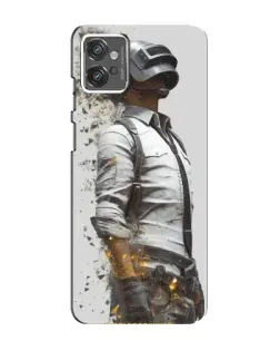 Чехол для Motorola MOTO G32 с картинкой «PUBG — боец в пыли» Чехол для Motorola MOTO G32 с картинкой «PUBG — боец в пыли»