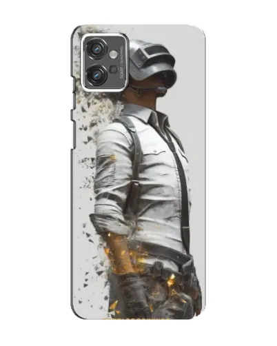 Чехол для Motorola MOTO G32 с картинкой «PUBG — боец в пыли» Чехол для Motorola MOTO G32 с картинкой «PUBG — боец в пыли»
