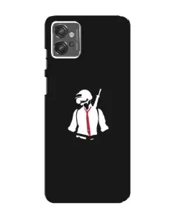 Чехол для Motorola MOTO G32 с картинкой «PUBG — силуэт воина» Чехол для Motorola MOTO G32 с картинкой «PUBG — силуэт воина»