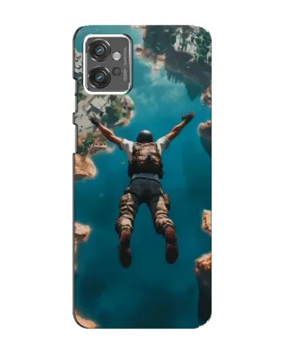 Чехол для Motorola MOTO G32 с картинкой «PUBG — свободное падение» Чехол для Motorola MOTO G32 с картинкой «PUBG — свободное падение»