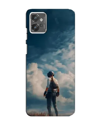 Чехол для Motorola MOTO G32 с картинкой «Герой PUBG на скале» Чехол для Motorola MOTO G32 с картинкой «Герой PUBG на скале»
