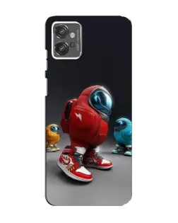 Чехол для Motorola MOTO G32 с картинкой «Among Us — 3D стиль»