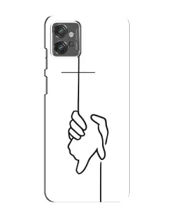 Чохол для Motorola MOTO G32 з картинкою «Рука тримає»