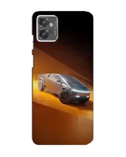 Чехол для Motorola MOTO G32 с картинкой «Cybertruck в пустыне» Чехол для Motorola MOTO G32 с картинкой «Cybertruck в пустыне»