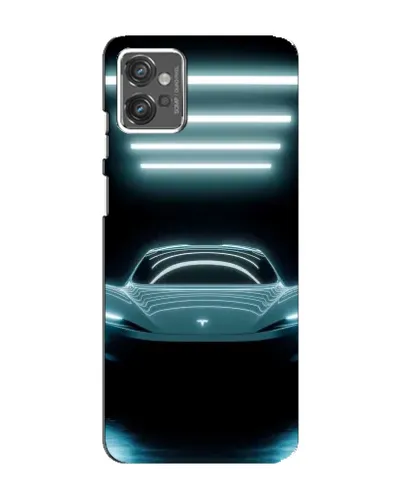 Чехол для Motorola MOTO G32 с картинкой «Tesla в неоне» Чехол для Motorola MOTO G32 с картинкой «Tesla в неоне»