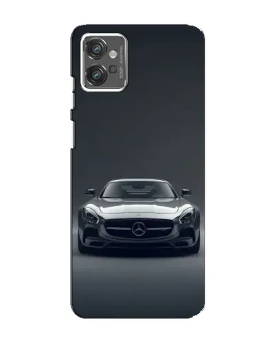 Чехол для Motorola MOTO G32 с картинкой «Mercedes на черном»