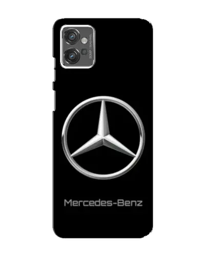 Чехол для Motorola MOTO G32 с картинкой «Mercedes Silver Logo»