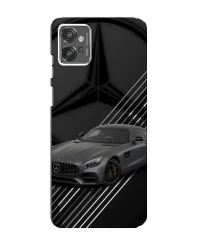 Чехол для Motorola MOTO G32 с картинкой «Mercedes AMG — графика»