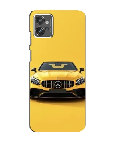 Чехол для Motorola MOTO G32 с картинкой «Желтый Mercedes GT»