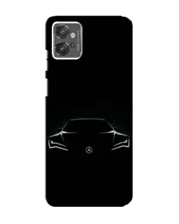 Чехол для Motorola MOTO G32 с картинкой «Mercedes — силуэт авто» Чехол для Motorola MOTO G32 с картинкой «Mercedes — силуэт авто»