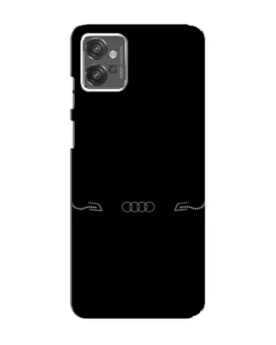 Чехол для Motorola MOTO G32 с картинкой «Audi — световой подпись»