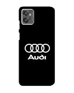Чехол для Motorola MOTO G32 с картинкой «Классическое лого Audi»