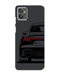 Чехол для Motorola MOTO G32 с картинкой «Задняя часть Audi — арт»