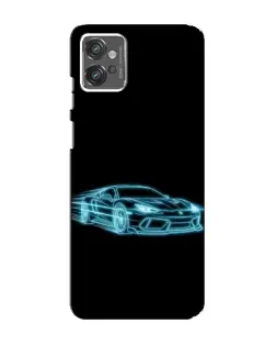 Чехол для Motorola MOTO G32 с картинкой «Неоновый контур Lamborghini» Чехол для Motorola MOTO G32 с картинкой «Неоновый контур Lamborghini»