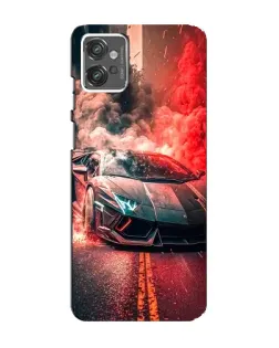 Чехол для Motorola MOTO G32 с картинкой «Lamborghini красный дым» Чехол для Motorola MOTO G32 с картинкой «Lamborghini красный дым»