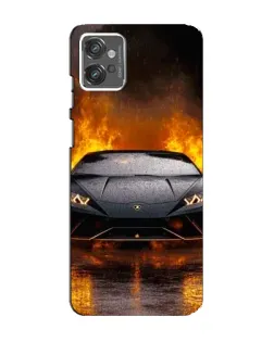 Чехол для Motorola MOTO G32 с картинкой «Lamborghini в огне» Чехол для Motorola MOTO G32 с картинкой «Lamborghini в огне»