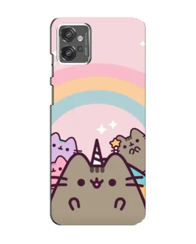 Чехол для Motorola MOTO G32 с картинкой «Единорог Pusheen»