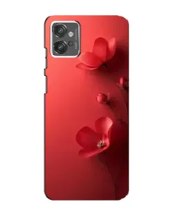 Чехол для Motorola MOTO G32 с картинкой «Маковые соцветия»