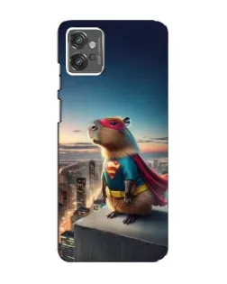 Чехол для Motorola MOTO G32 с картинкой «Капи-мен супергерой»