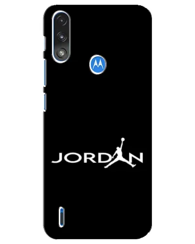 Чехол для Motorola E7 Power с картинкой «Jordan White Logo» Чехол для Motorola E7 Power с картинкой «Jordan White Logo»
