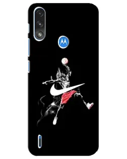 Чохол для Motorola E7 Power з картинкою «Jordan Jumpman»