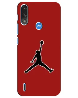 Чохол для Motorola E7 Power з картинкою «Jordan Red Back»