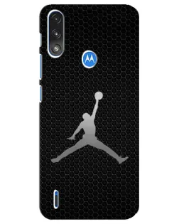Чохол для Motorola E7 Power з картинкою «Jordan Dark Carbon»