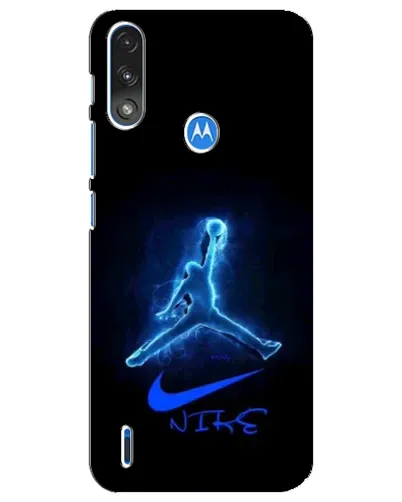 Чехол для Motorola E7 Power с картинкой «Jordan Neon Blue» Чехол для Motorola E7 Power с картинкой «Jordan Neon Blue»